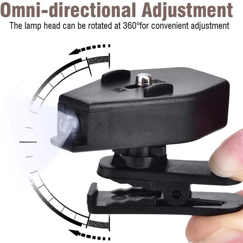 Mini LED Glasses Clip Light (BUY MORE SAVE MORE)