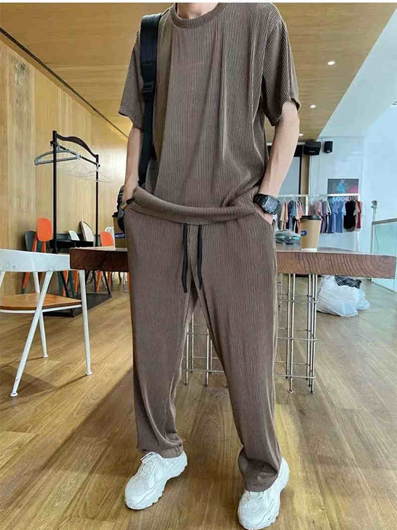 Men’s Loose Fashionable Long Sleeve 2-piece Set(50% OFF)