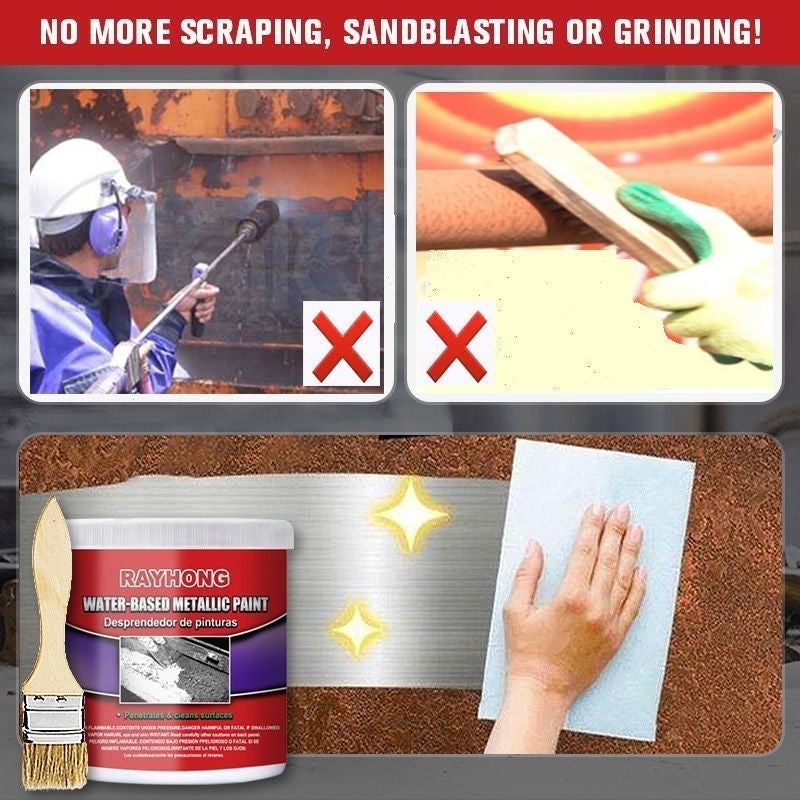 🔥🔥🔥Free shipping!! Water-based Metal Rust Remover