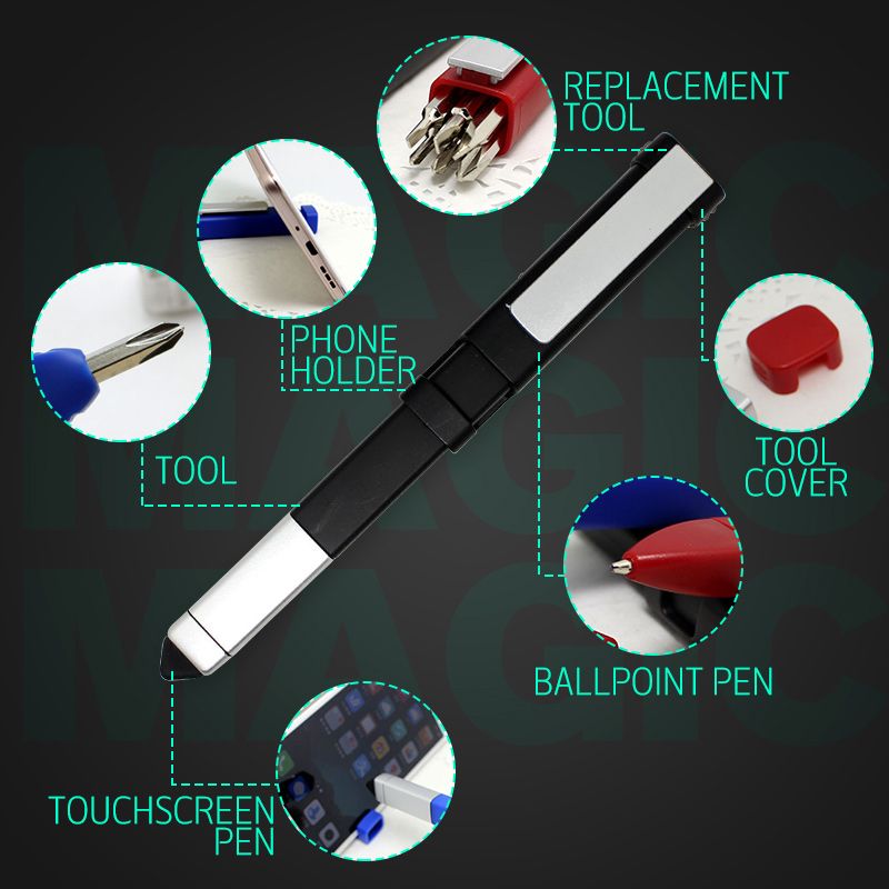 ?Hot Sale?Pen-shaped Phone Holder with Screwdriver Sets