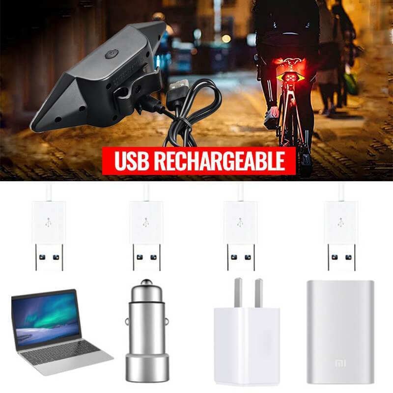 Bicycle Charging Turn Signal