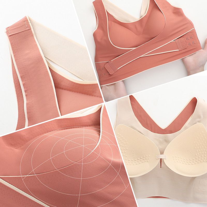 Plus Size Beauty Back Shock-proof Sports Bra