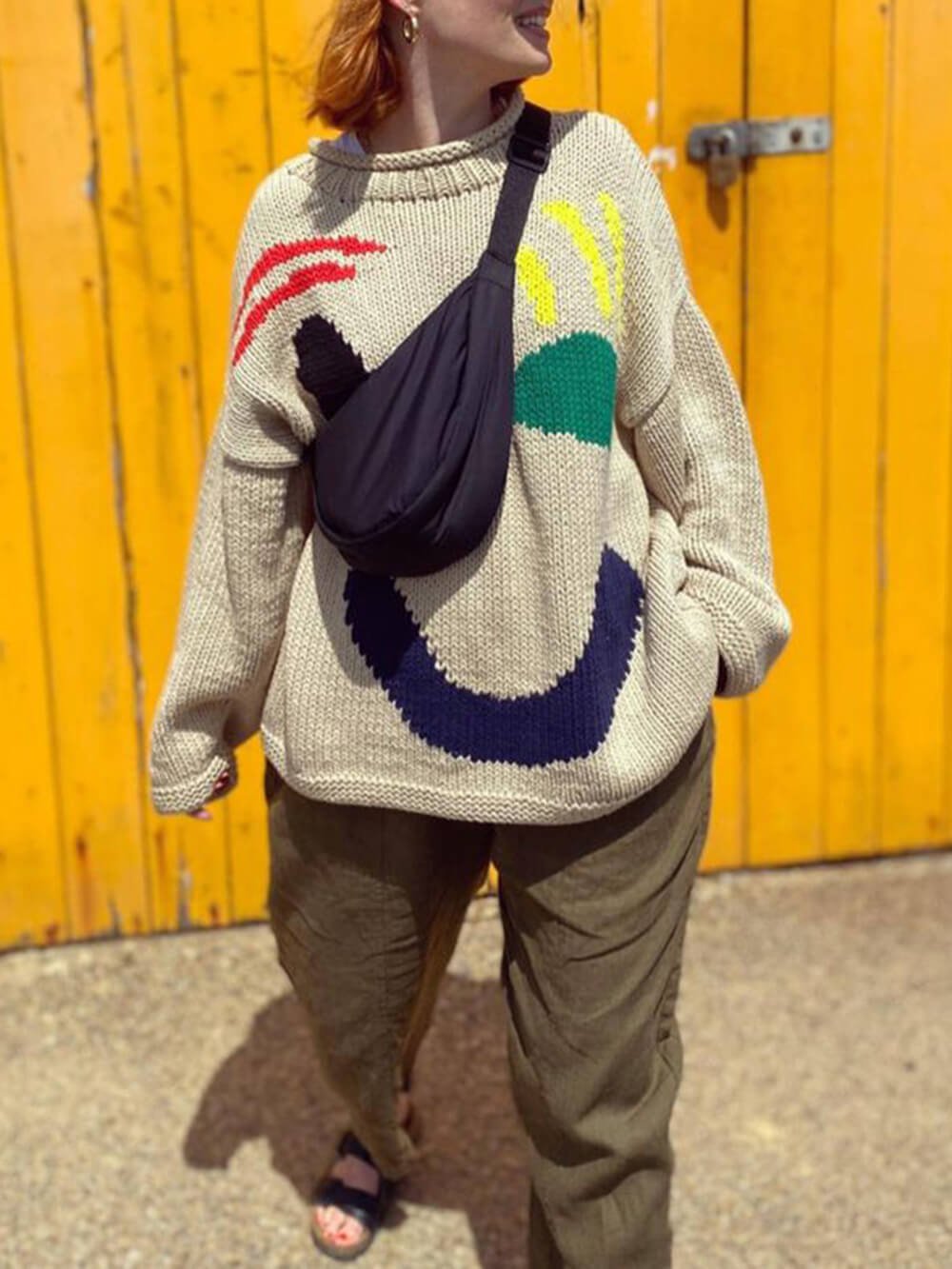 💥Hot Sale 49% OFF💥Happy Sunday Feel Good Knit Jumpers