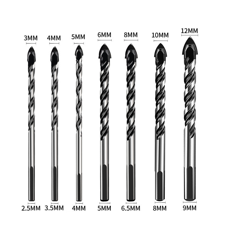 Multifunctional Alloy Cross Head Drill Bits Set