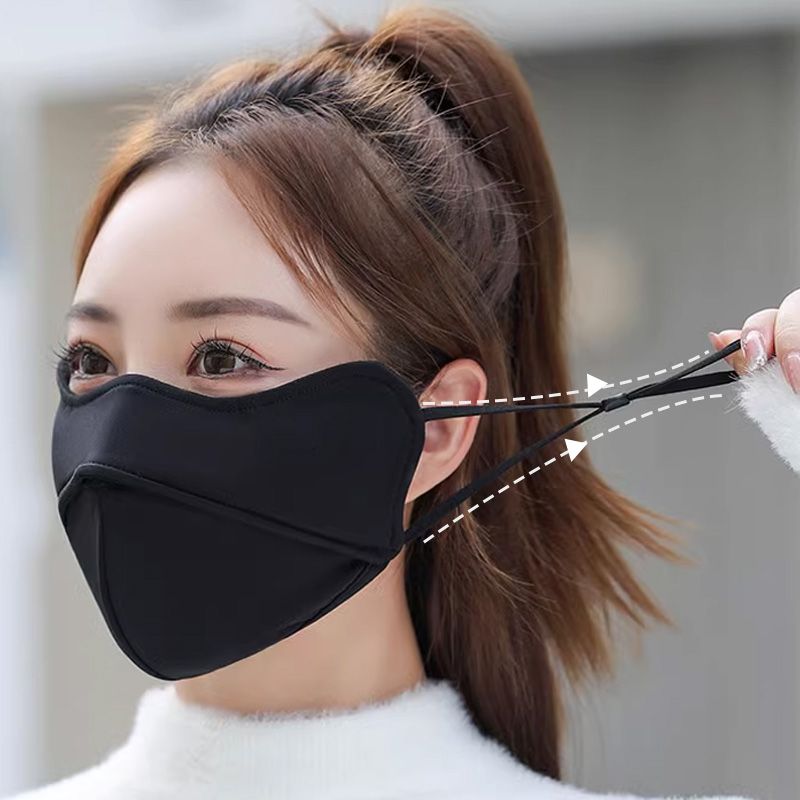 Autumn And Winter 5D Three-Dimensional Fish Bone Cold Mask - Great Gift