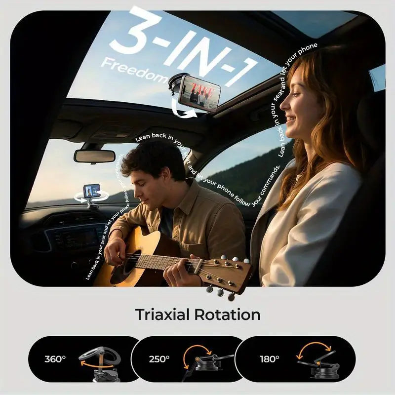 🔥2026 HOT SALE🔥Foldable Magnetic Car Phone Holder