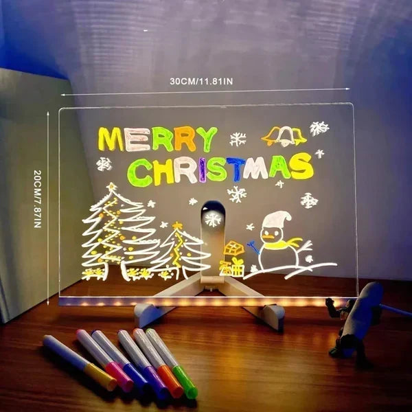 ✨LAST WEEK SPECIAL PRICE: $22.99!!⏳🎨Luminous Led Drawing Board For Children