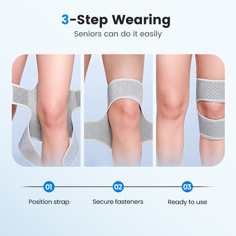 🥳2026 HOT SALE🥳💞50K+ SOLD!💥🛡️🌤️ 50% OFF! Adjustable Sport Knee Booster – Silicone grip, 4‑way stretch. Relieves strain during walks, hikes or workouts. Your joint’s best friend. 🦵💕