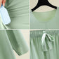 Soft Comfortable Ice Silk Short Sleeve 2-Piece Set