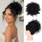 ⏳Limited-time 50% off⏰Elastic Drawstring Loose Short Curly Bun