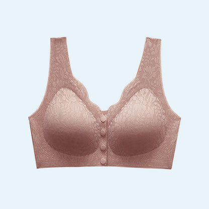 ✨Summer Specials 50% OFF✨Front Buckle Sleep Bra For Older Women