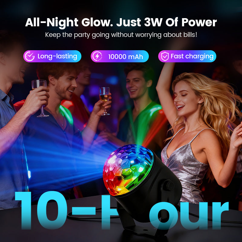 🎄 FESTIVE FEAST DEAL! 50% OFF 🔥Colorful Rotating Magic Disco Ball Light