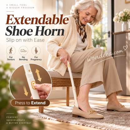💥BIG SALE -Telescopic Adjustable Length Shoe Horn