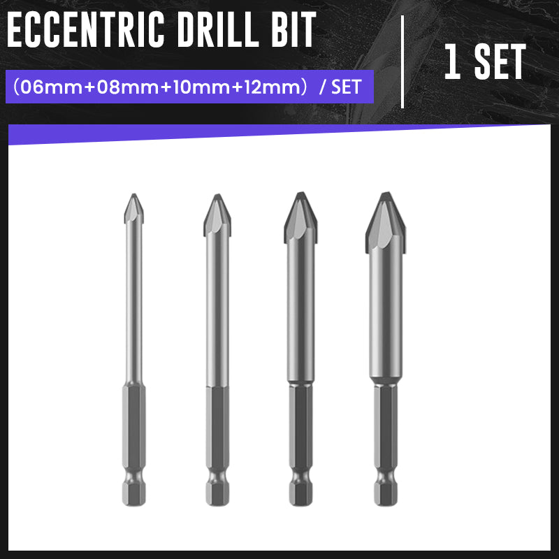 🔥🛠️Eccentric Drill Bit | Drill Tile, Brick & Concrete Without Cracking!