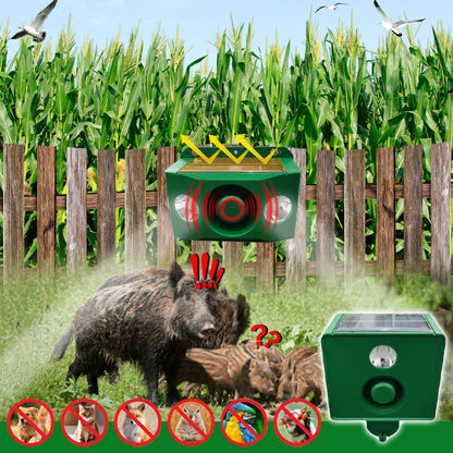 🔥2026 HOT SALE🔥Beast Repellent Solar Warning Lights with Loud Volume