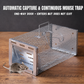 🌞 Start spring beautifully with 50% OFF! 🐭 Reusable automatic mouse trap with one-way door – Large galvanized cage for continuous capture