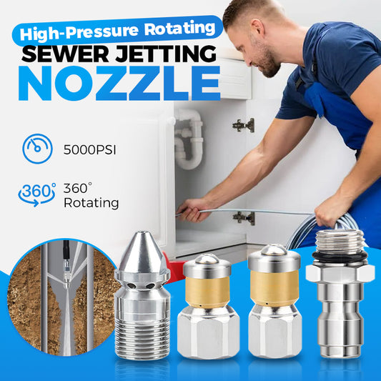 🔥2025 New Hot Sale🔥High-Pressure Rotating Sewer Jetting Nozzle