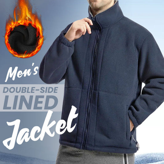 🔥Hot Sale 50% OFF🔥Free Shipping - Men's Double Face Fleece Jacket