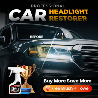 180ml Professional Car Headlight Restorer with Sponge🧽🚗