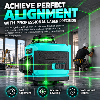 Outdoor 360 degree Laser Level  for Construction Tiling