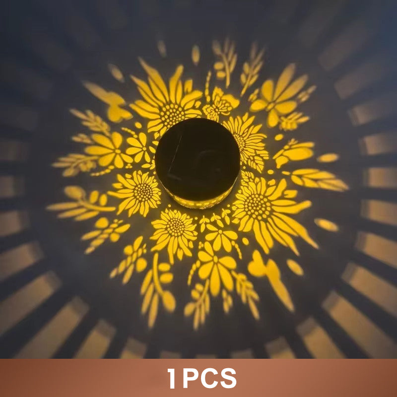 🥳2026 HOT SALE🥳💞50K+ SOLD!☀️🌀 50% OFF! Solar Mandala Light – Projects stunning patterns, 2-in-1 floor & wall. IP65 rustproof, auto on/off. Magical garden glow, zero electricity. 🏡✨