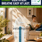 【Cool the Entire Room in 90 Seconds】Tower Fan—an air conditioner that can be used in both upright and horizontal positions