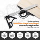 🔥Great value! Multifunctional combination movable angle ruler set, 50% OFF!