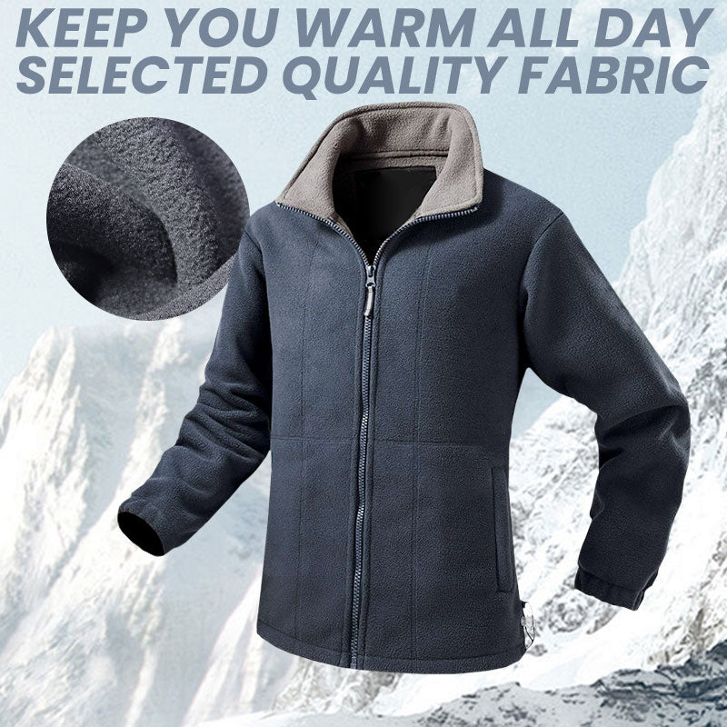 🔥Hot Sale 50% OFF🔥Free Shipping - Men's Double Face Fleece Jacket