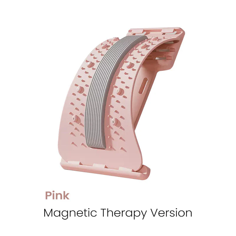 🧲 50% OFF NOW! 🔥 Magnetic Lumbar Stretcher – Acupressure Massage, Portable Design & Relieves Back Pain 🧘‍♂️✨
