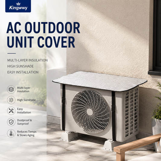 Air Conditioner Outdoor Unit Cover – Sun, Rain & Dust Protection – Extends Unit Lifespan 🛡️❄️ Save on repair costs – stay cool all summer long! ☀️🌧️