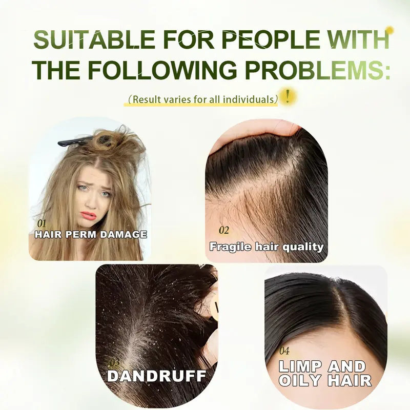 🧴 BUY 2 GET 1 FREE! ✨ Smooth & Glossy Hair Shampoo - Natural growth, deep follicle repair, Sulfate-Free Formula for All Hair Types 🌟📦