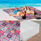 Retro Print Outdoor Moisture-proof Picnic Blanket