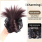 Effortless Low Bun Hair Clip – Natural Voluminous Ponytail Bun Extensions for Women 💇‍♀️✨ 🌸 Lazy Messy Bun Hairpiece with Fluffy Feather Texture – Instant Updo Hair Accessory for Fullness at the Crown 🎀💕
