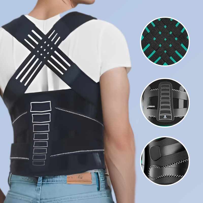 🔥Strong Support Universal Adjustable Back Posture Corrector|Buy 3 Get 1 Free💪