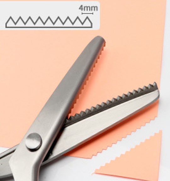 ✂️50% OFF NOW! Pinking Sewing Scissors, Zig Zag Fabric Shears Prevent Cloth Fraying for Sewing Quilting DIY Crafts