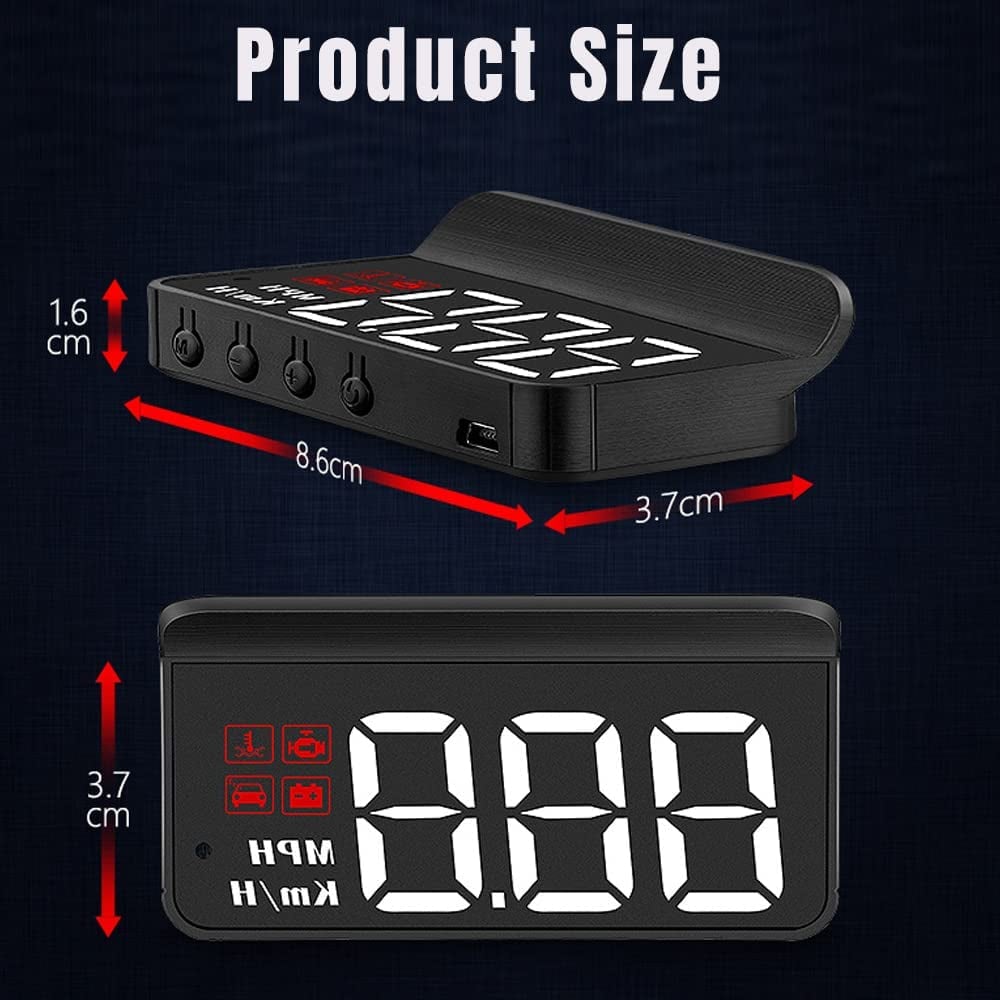 🔥HOT SALE💝Car HUD Speedometer Display Windshield Projector🚗