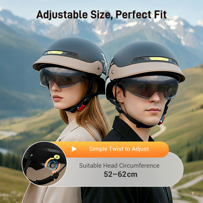 🛡️Breathable Lightweight Crash-Resistant Motorcycle Helmet
