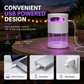 🦟SUMMER HOT SALE 50% OFF! 🔇UV Mosquito Killer Lamp – quiet, USB, chemical! 🌙
