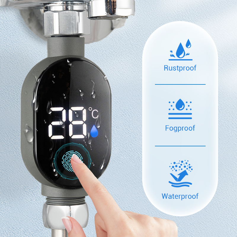 🚿 BUY 3 GET 1 FREE! 🌡️ Shower Thermometer - Instant Digital Display, Waterproof & Easy Install for Safe Bathing
