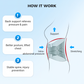 Heat-pressed Mesh Breathable Steel Plate Support Waist Protector