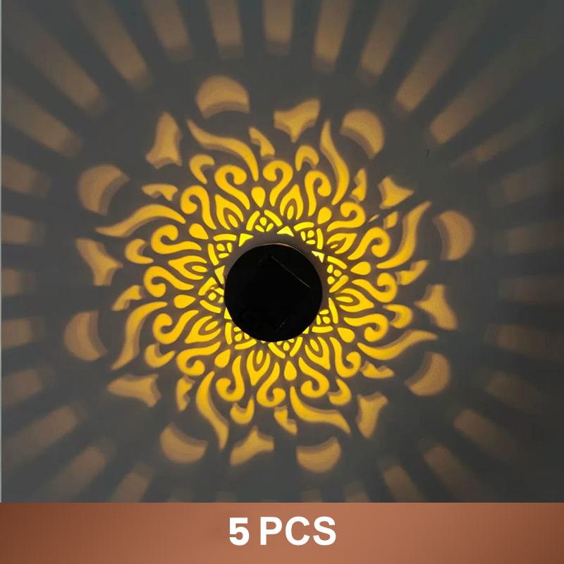 🥳2026 HOT SALE🥳💞50K+ SOLD!☀️🌀 50% OFF! Solar Mandala Light – Projects stunning patterns, 2-in-1 floor & wall. IP65 rustproof, auto on/off. Magical garden glow, zero electricity. 🏡✨