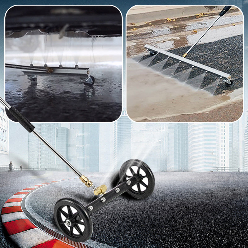 🔥2025 Hot Sale 🔥Undercarriage Pressure Cleaner Water Broom Dual Purpose Road Undercarriage Cleaner Dual Function Car Chassis Cleaning Brush