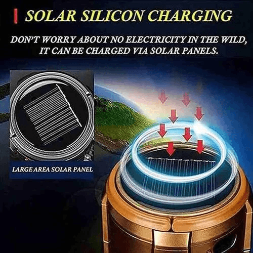 🔥🎁Hot Sale 50% OFF🎁🔥6-in-1 Portable Solar LED Camping Lantern
