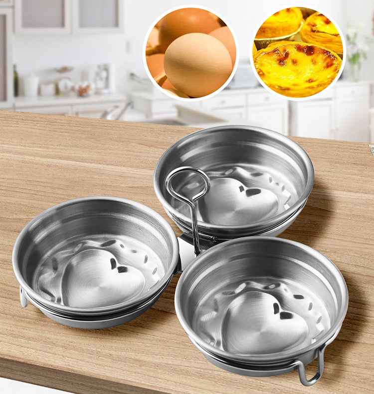 🎁 HOT SALE 50% OFF! 🥚 304 Stainless Steel Egg Cooker – Premium Food-Grade, Sturdy Mold Frame & Easy Unmolding ✨
