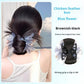 Effortless Low Bun Hair Clip – Natural Voluminous Ponytail Bun Extensions for Women 💇‍♀️✨ 🌸 Lazy Messy Bun Hairpiece with Fluffy Feather Texture – Instant Updo Hair Accessory for Fullness at the Crown 🎀💕