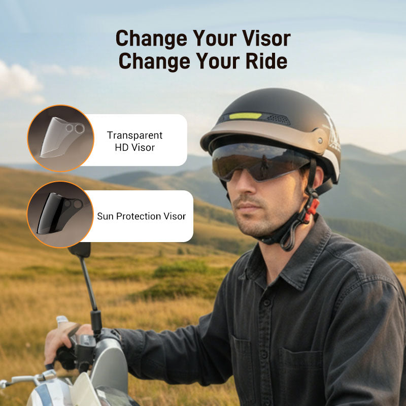 🛡️Breathable Lightweight Crash-Resistant Motorcycle Helmet