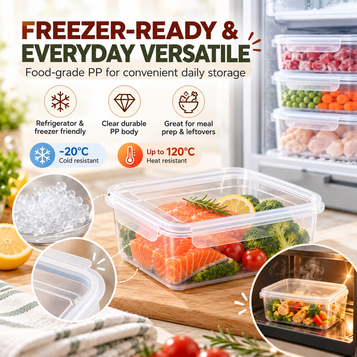One-Click Airtight Food Storage Container