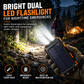 Solar Power Bank with LED Flashlight