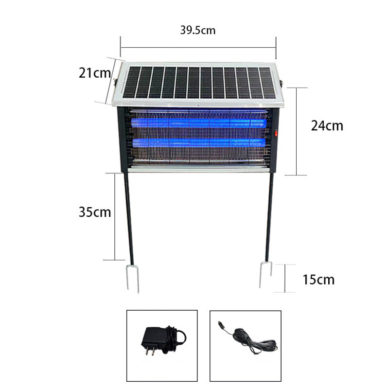 🏆2026 New Arrivals - 50% Off!🔥3500V High Powered Solar Bug Zapper for Indoor & Outdoor ｜Zap mosquitoes day and night – solar‑powered, chemical‑free, 3500V of instant kill ⚡🦟✨