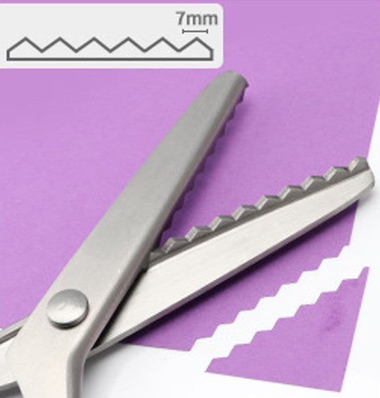 ✂️50% OFF NOW! Pinking Sewing Scissors, Zig Zag Fabric Shears Prevent Cloth Fraying for Sewing Quilting DIY Crafts
